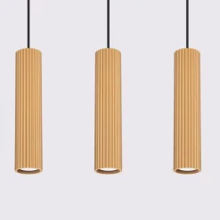 Discount MyMobel Sollux Lámpara colgante KARBON 3L oro N/A