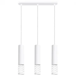 Clearance MyMobel Sollux Lámpara colgante LAMI 3L blanca No aplicable