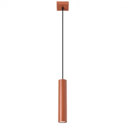 Best MyMobel Sollux Lámpara colgante LAGOS 1 rojo ocre N/A
