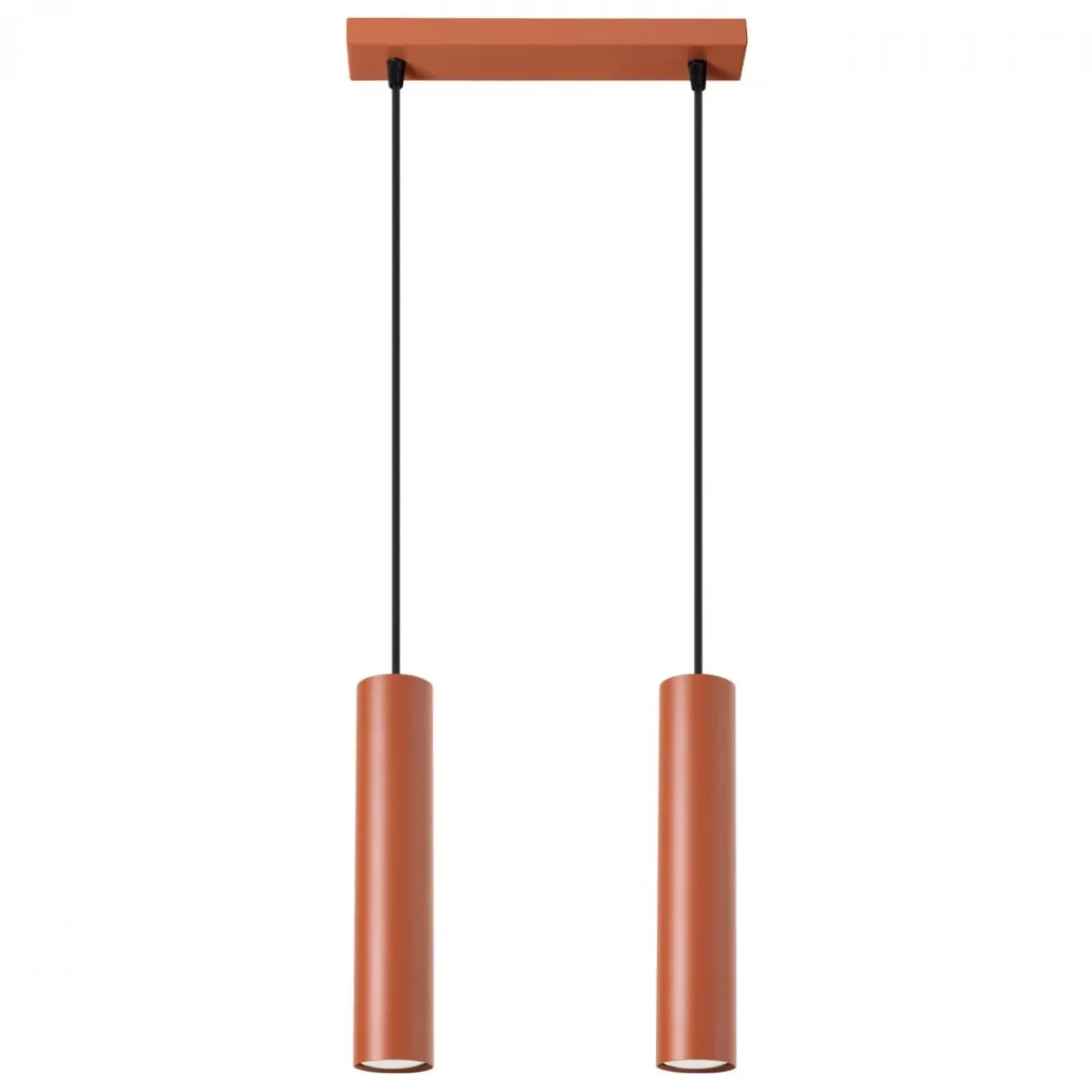 Hot MyMobel Sollux Lámpara colgante LAGOS 2 rojo ocre N/A