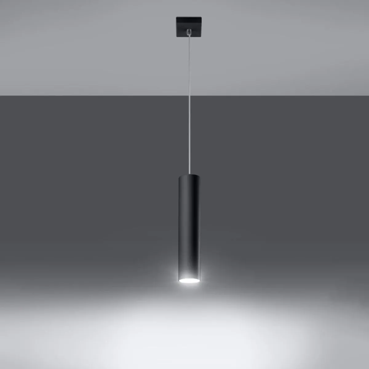 Online MyMobel Sollux Lámpara colgante LAGOS 1 negro