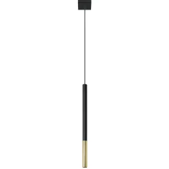 Fashion MyMobel Sollux Lámpara colgante MOZAICA 1 negro/dorado