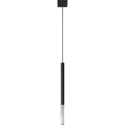 Fashion MyMobel Sollux Lámpara colgante MOZAICA 1 negro/cromo