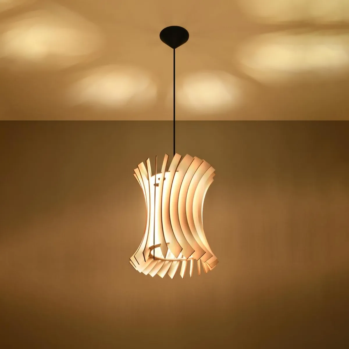 New MyMobel Sollux Lámpara colgante ORIANA madera