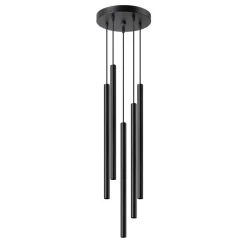 Online MyMobel Sollux Lámpara colgante PASTELO 5P negro