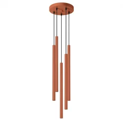 New MyMobel Sollux Lámpara colgante PASTELO 5P rojo ocre N/A
