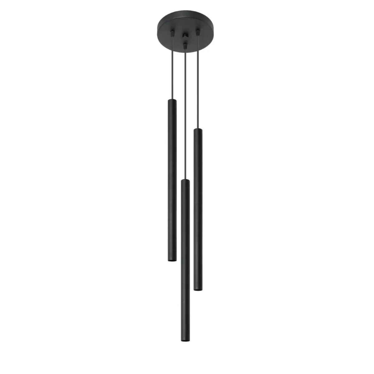 Best MyMobel Sollux Lámpara colgante PASTELO 3P negra