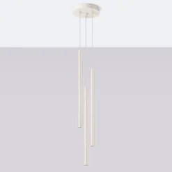 Fashion MyMobel Sollux Lámpara colgante PASTELO 3P beige N/A