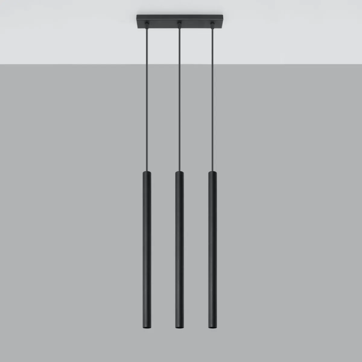 Clearance MyMobel Sollux Lámpara colgante PASTELO 3 negro
