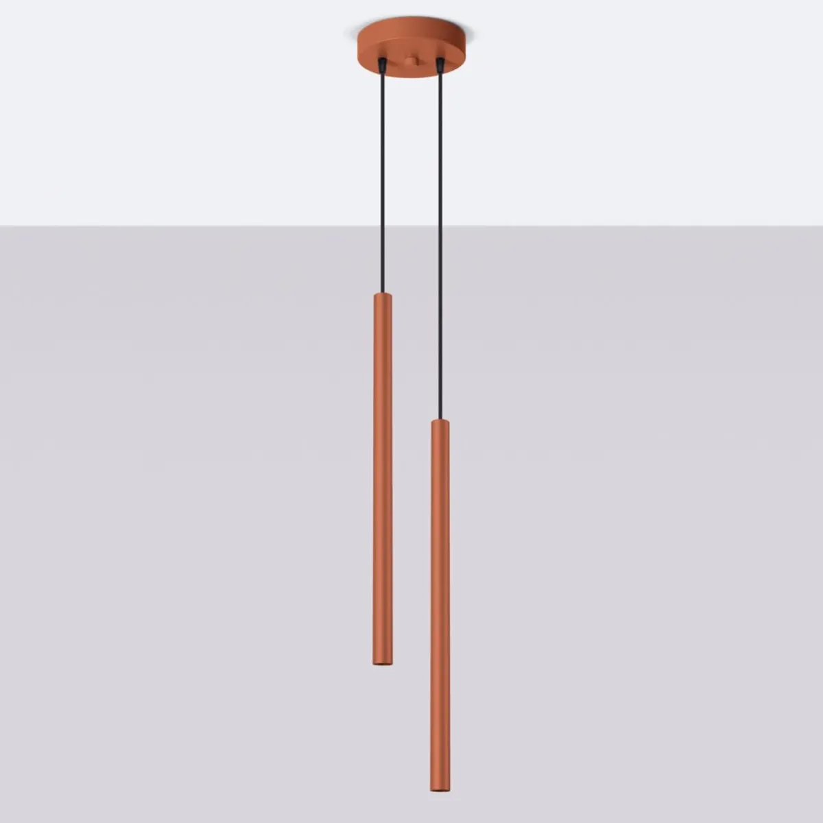 Outlet MyMobel Sollux Lámpara colgante PASTELO 2 rojo ocre N/A