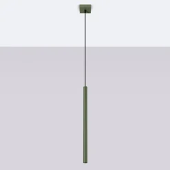 Outlet MyMobel Sollux Lámpara colgante PASTELO 1 verde oliva N/A