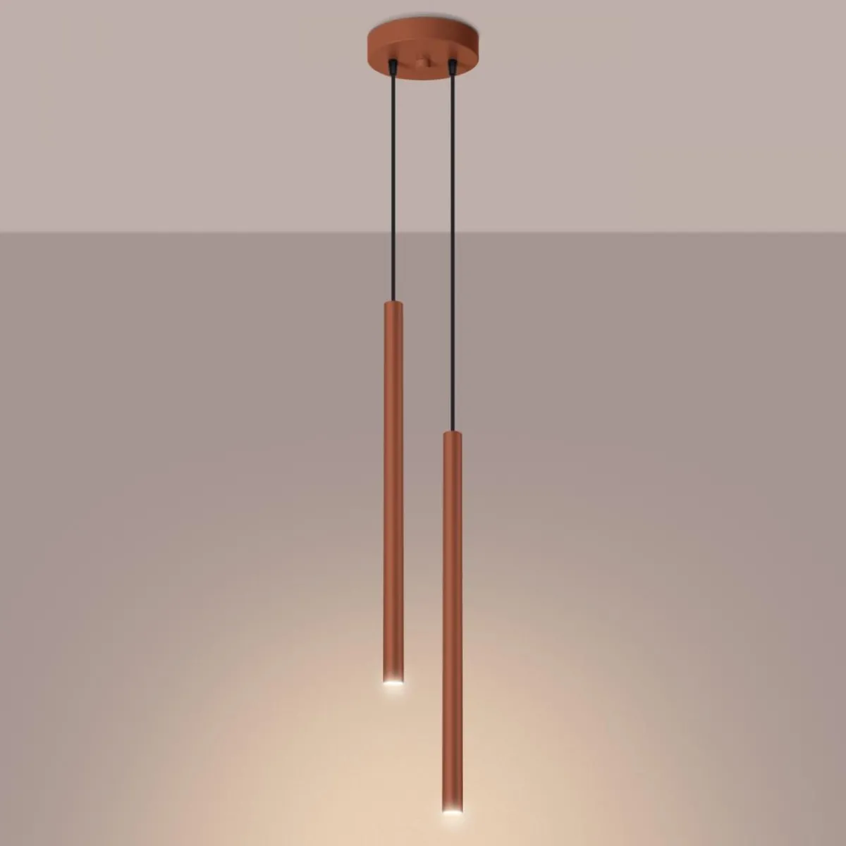 Outlet MyMobel Sollux Lámpara colgante PASTELO 2 rojo ocre N/A