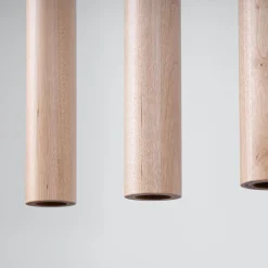 Best MyMobel Sollux Lámpara colgante PASTELO 5L madera