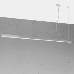 Hot MyMobel Sollux Lámpara colgante PINNE 200 gris 4000K
