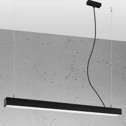 New MyMobel Sollux Lámpara colgante PINNE 90 negra 4000K