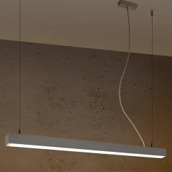 New MyMobel Sollux Lámpara colgante PINNE 90 gris 3000K