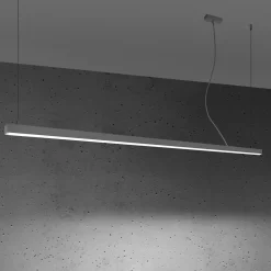 Hot MyMobel Sollux Lámpara colgante PINNE 200 gris 4000K
