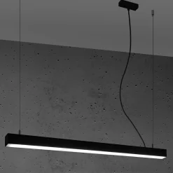 New MyMobel Sollux Lámpara colgante PINNE 90 negra 4000K