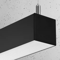 Discount MyMobel Sollux Lámpara colgante PINNE 67 negro 4000K
