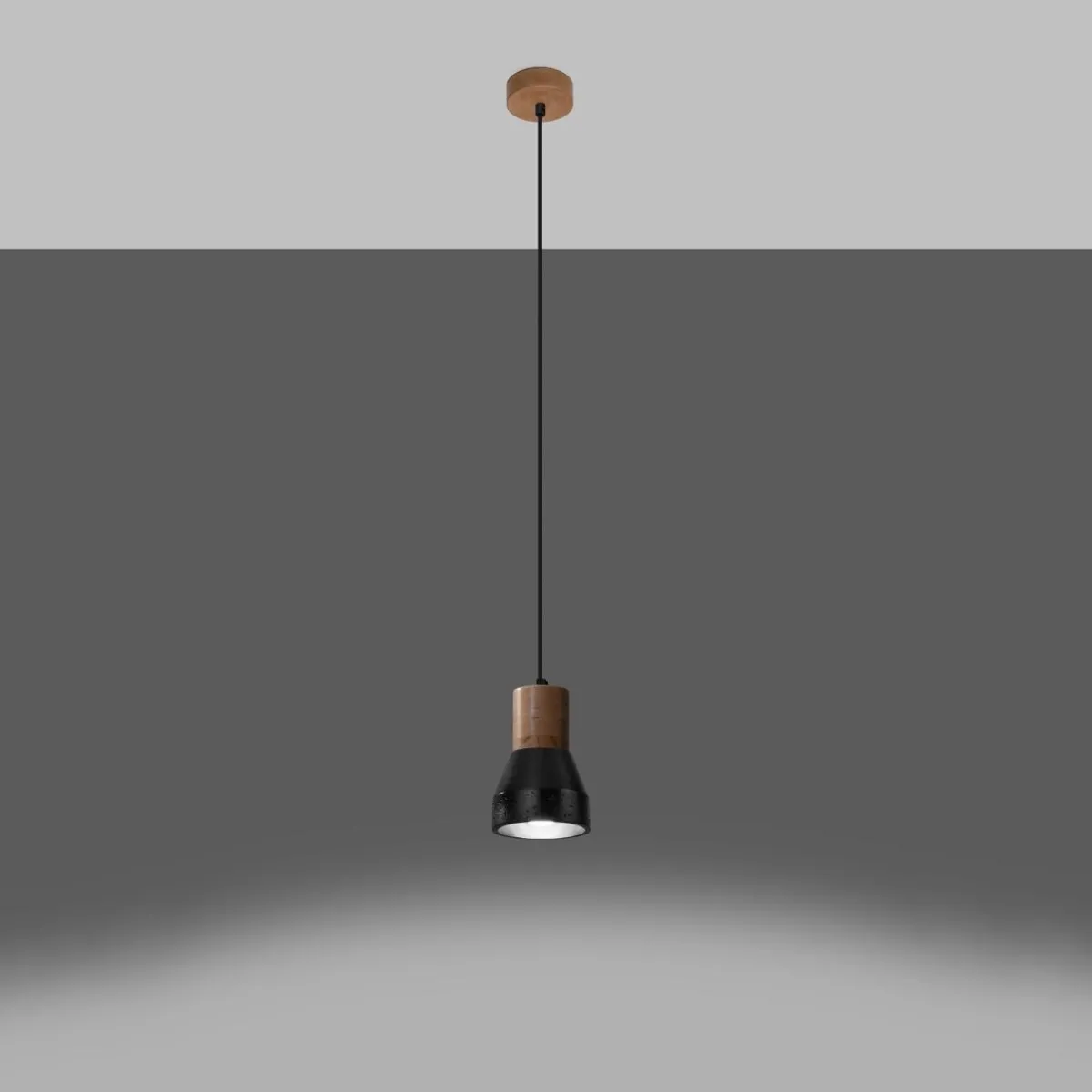 New MyMobel Sollux Lámpara colgante QUBIC negra
