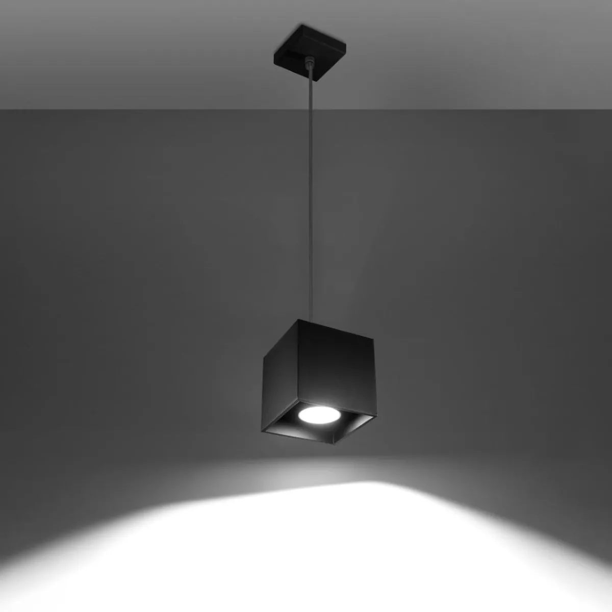 Hot MyMobel Sollux Lámpara colgante QUAD 1 negro