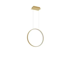 Hot MyMobel Sollux Lámpara colgante RIO 55 LED dorado 4000K 4000K