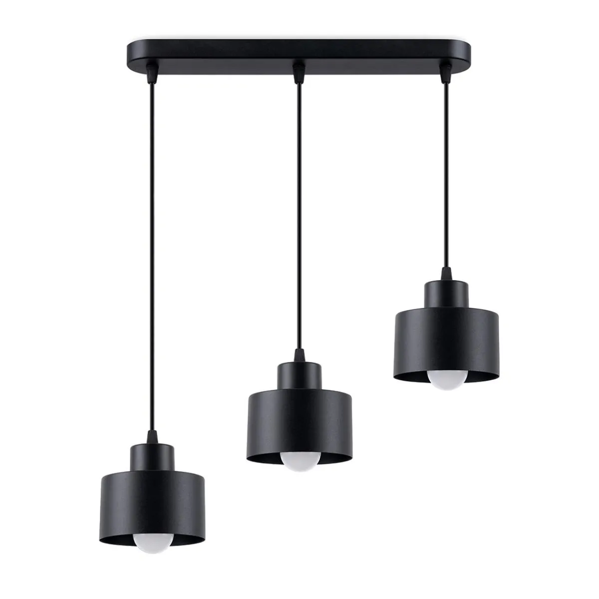 Clearance MyMobel Sollux Lámpara colgante SAVAR 3 negra