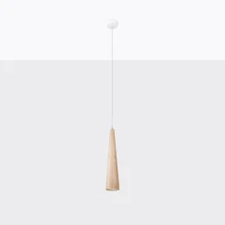 Outlet MyMobel Sollux Lámpara colgante SULA 1 madera natural