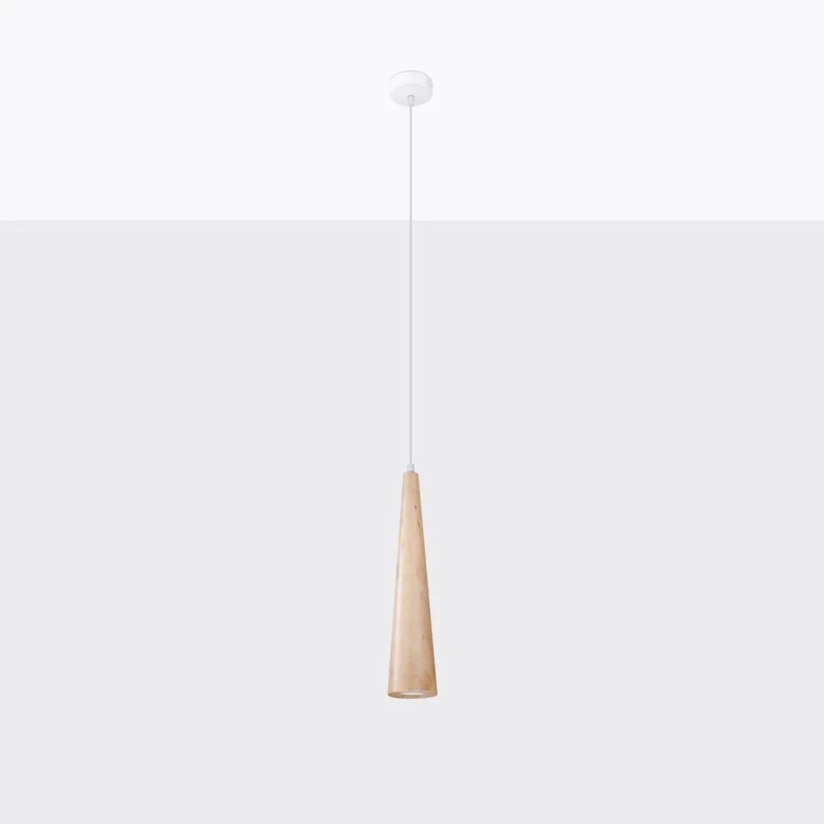 Outlet MyMobel Sollux Lámpara colgante SULA 1 madera natural