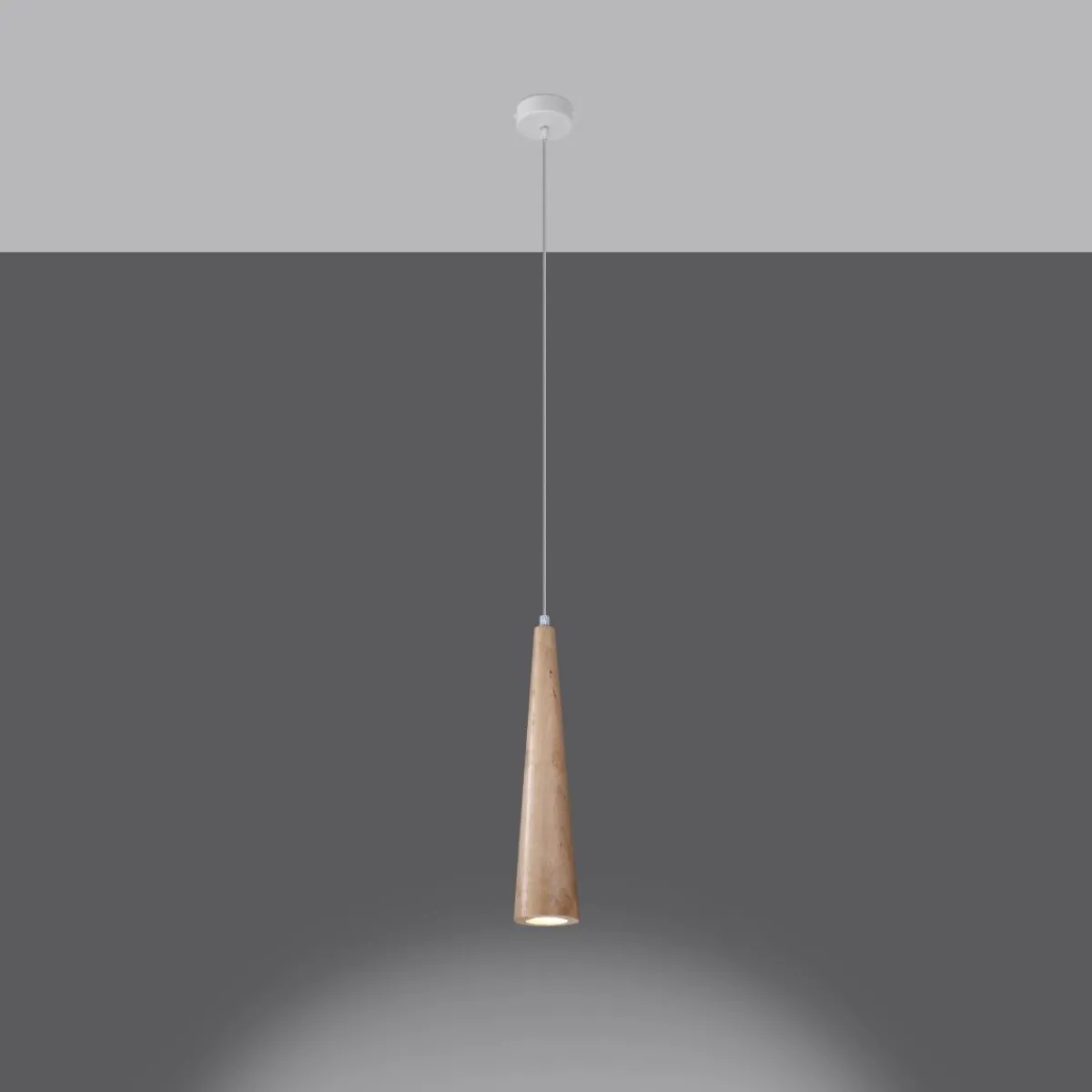Outlet MyMobel Sollux Lámpara colgante SULA 1 madera natural