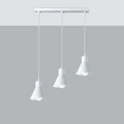 Clearance MyMobel Sollux Lámpara colgante TALEJA 3 blanca [E27]