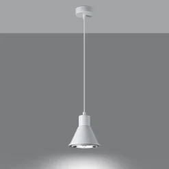 Discount MyMobel Sollux Lámpara colgante TALEJA 1 blanca [ES111]