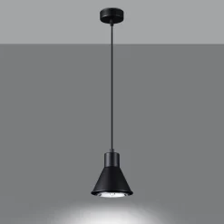 Discount MyMobel Sollux Lámpara colgante TALEJA 1 negra [ES111]