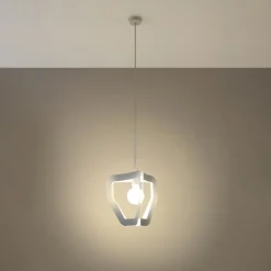 Outlet MyMobel Sollux Lámpara colgante TRES blanca