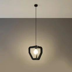 Fashion MyMobel Sollux Lámpara colgante TRES negro