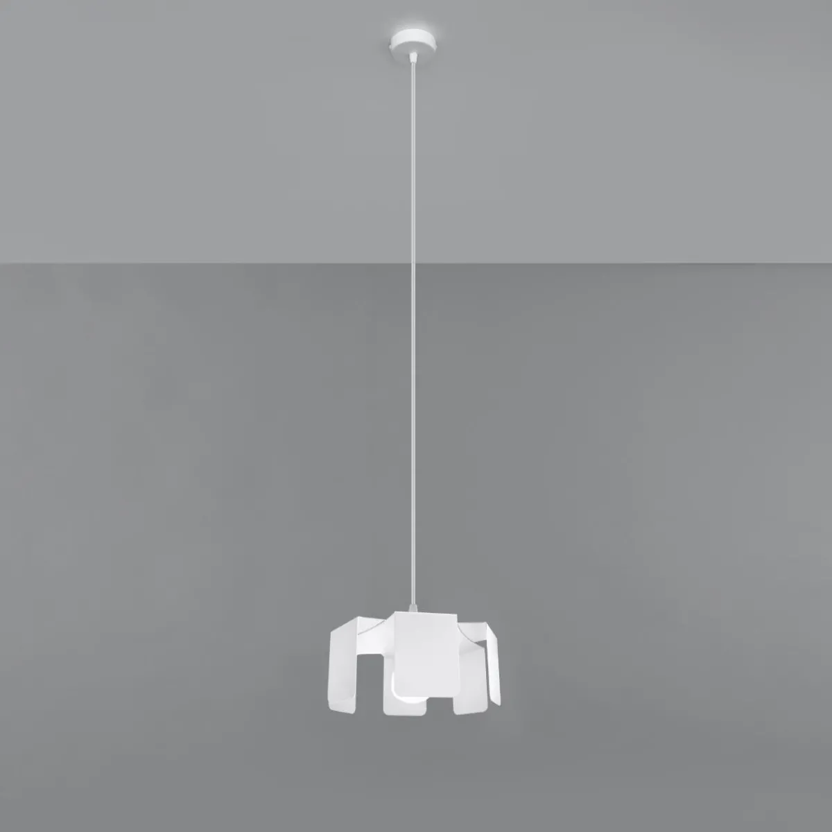 Clearance MyMobel Sollux Lámpara colgante TULIP blanco