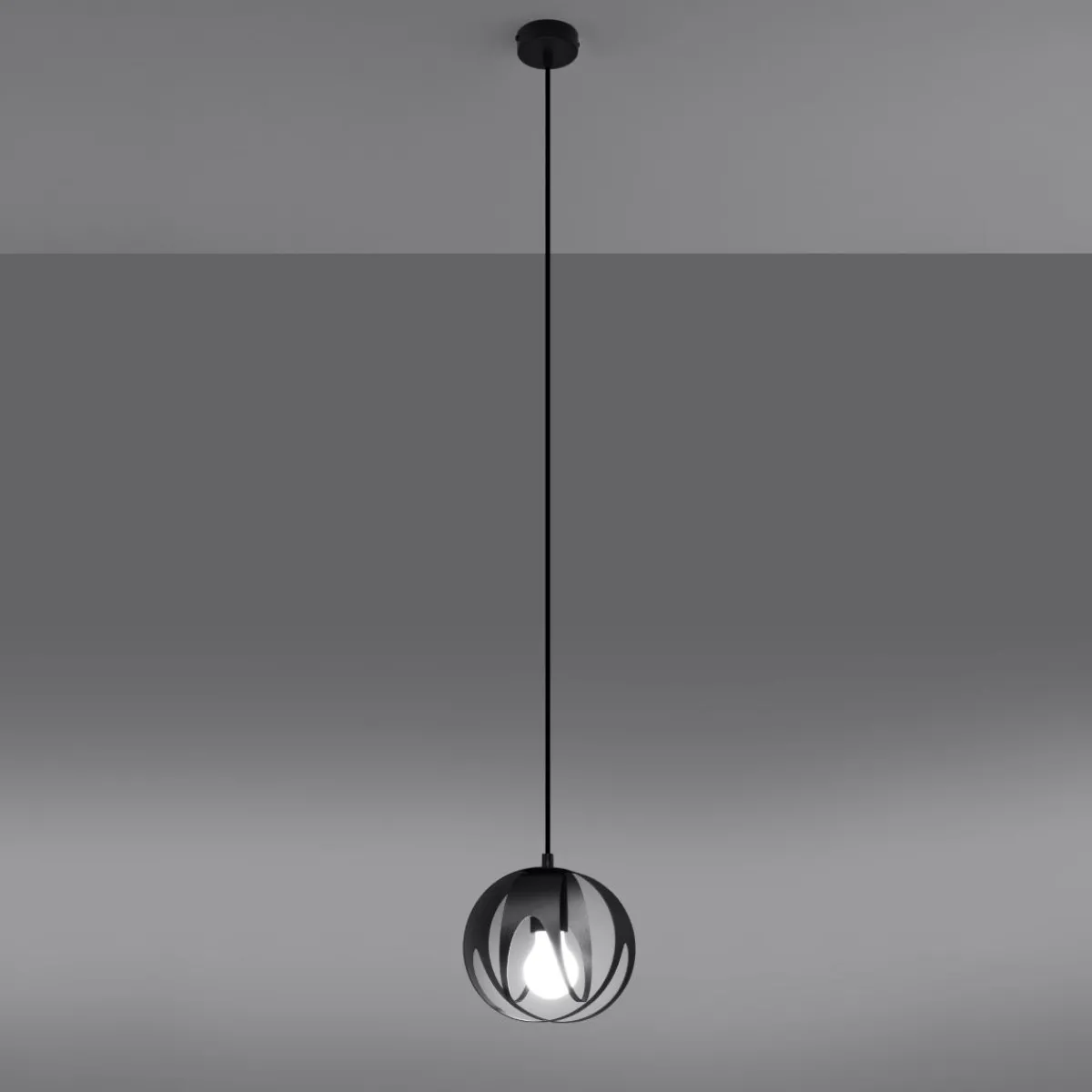 Clearance MyMobel Sollux Lámpara colgante TULOS 1 negro