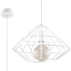 Outlet MyMobel Sollux Lámpara colgante UMBERTO blanco