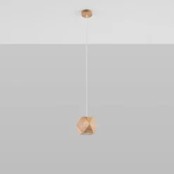 Fashion MyMobel Sollux Lámpara colgante WOODY madera natural