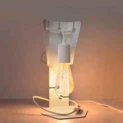 Sale MyMobel Sollux Lámpara de mesa ARBY blanca
