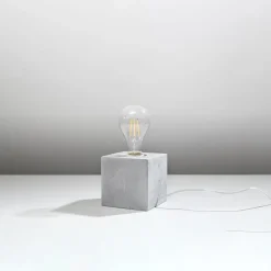 Hot MyMobel Sollux Lámpara de mesa ARIZ hormigón
