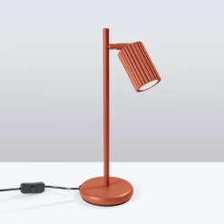 New MyMobel Sollux Lámpara de mesa KARBON rojo ocre N/A