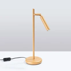 Clearance MyMobel Sollux Lámpara de mesa PASTELO oro N/A