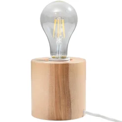Hot MyMobel Sollux Lámpara de mesa SALGADO madera