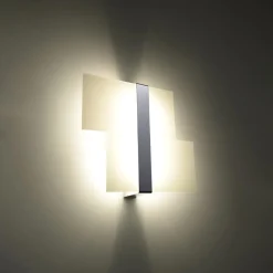 Discount MyMobel Sollux Lámpara de pared MASSIMO chrom