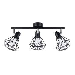Online MyMobel Sollux Lámpara de techo ARTEMIS 3 negro