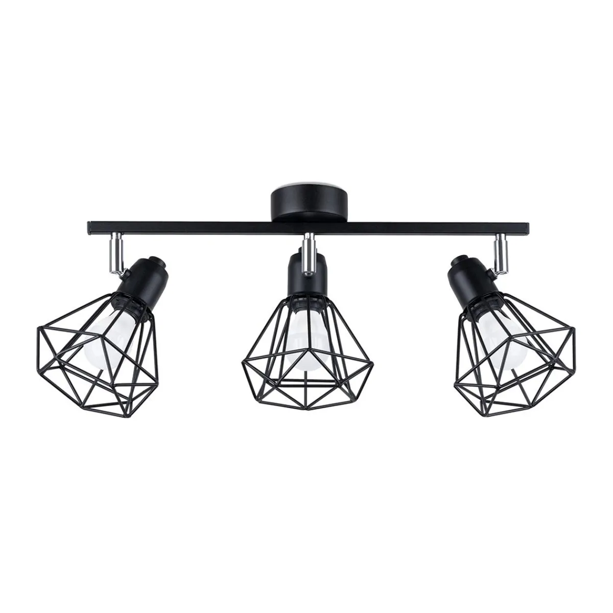 Online MyMobel Sollux Lámpara de techo ARTEMIS 3 negro