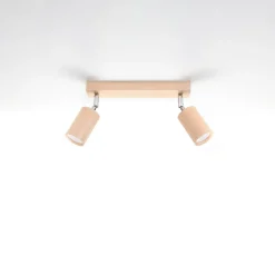 Hot MyMobel Sollux Lámpara de techo BERG 2 madera natural