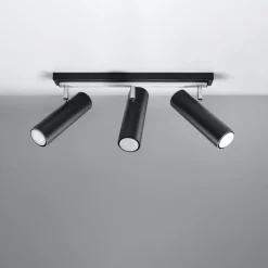 Fashion MyMobel Sollux Lámpara de techo DIREZIONE 3 negro