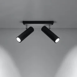 Best MyMobel Sollux Lámpara de techo DIREZIONE 2 negro